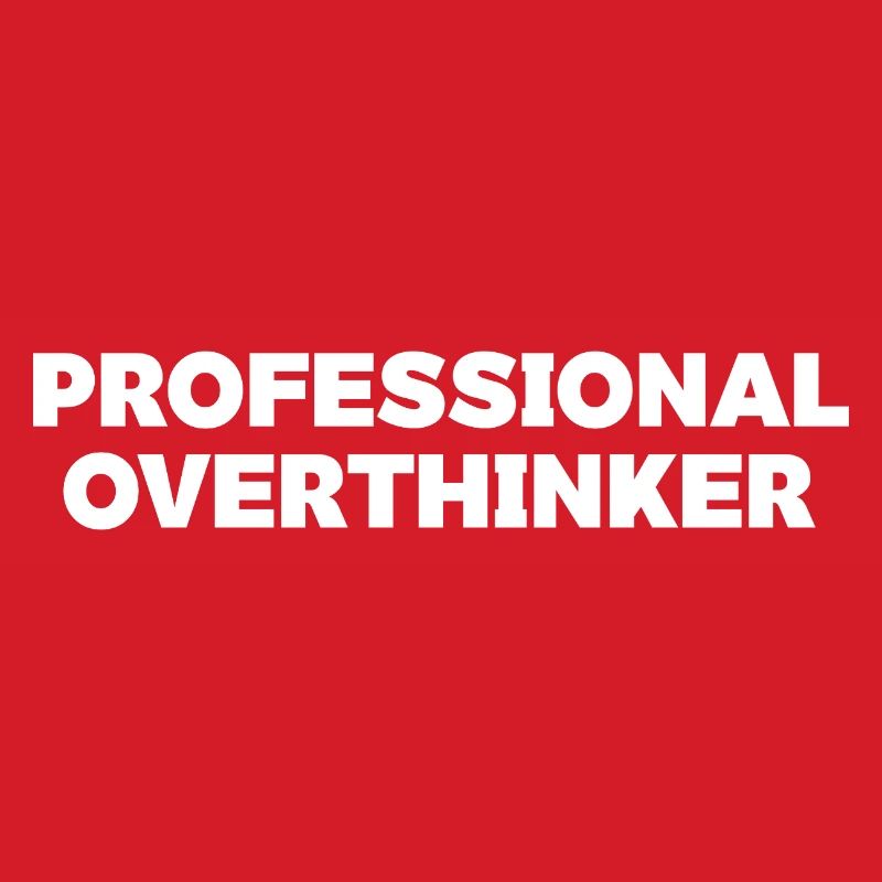 Futuristic Overthinker Typography Design