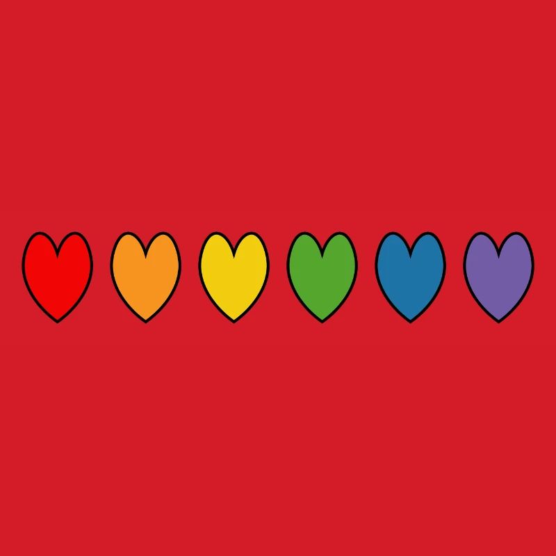 Rainbow Hearts