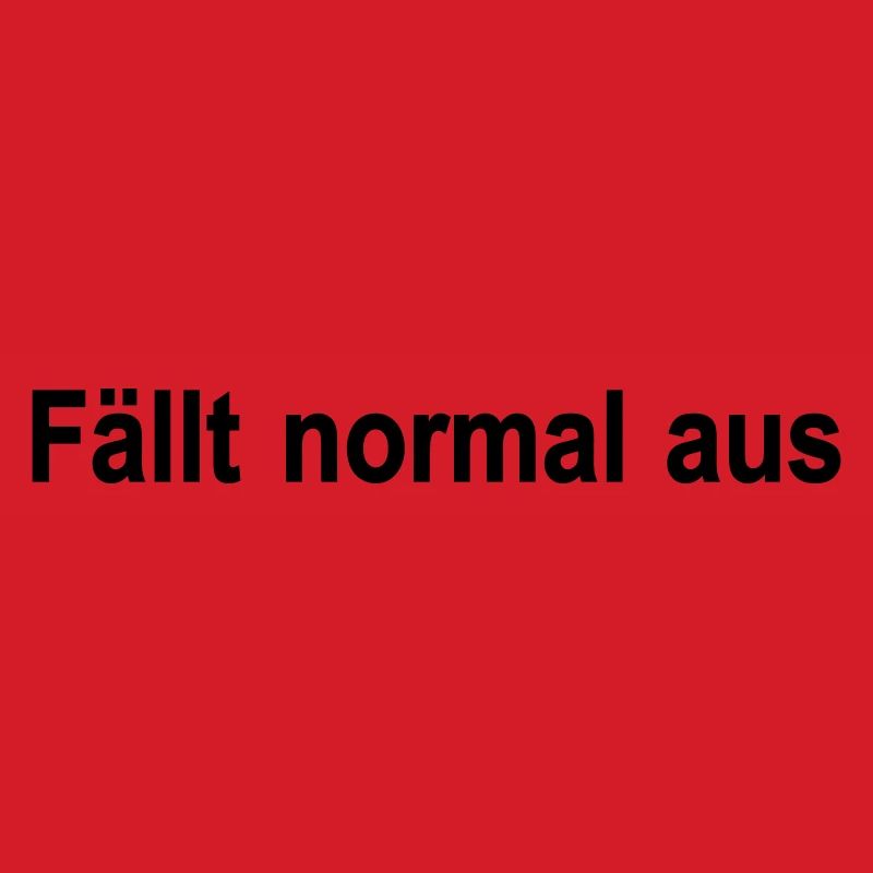 Faellt normal aus