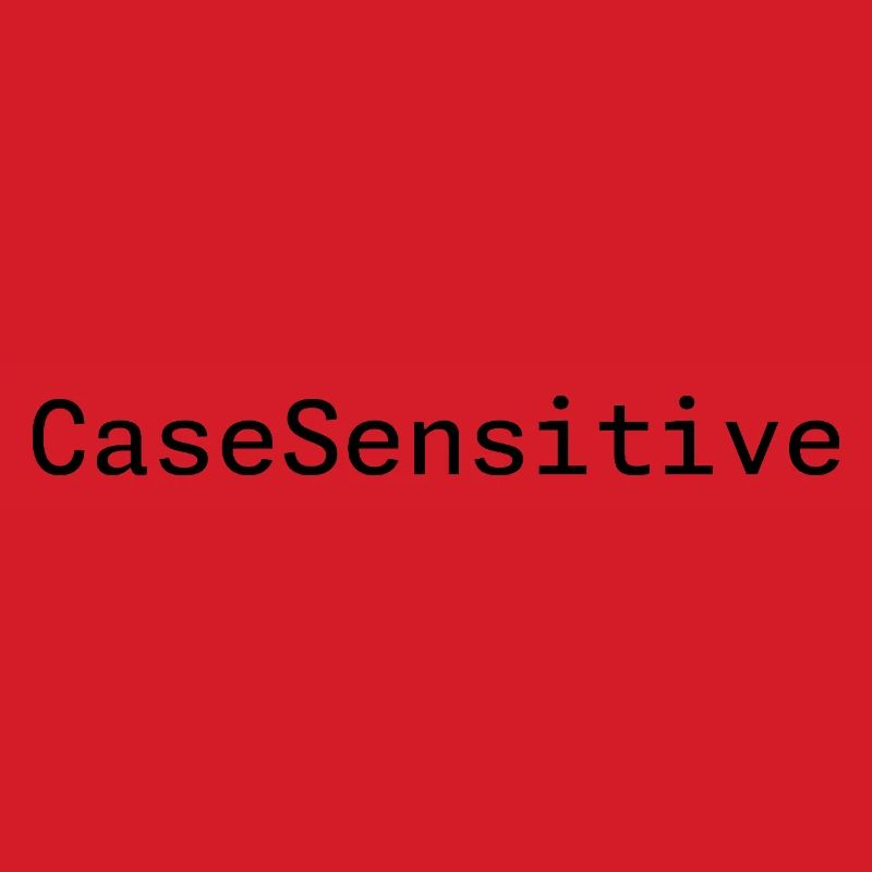 CaseSensitive Developer Humor