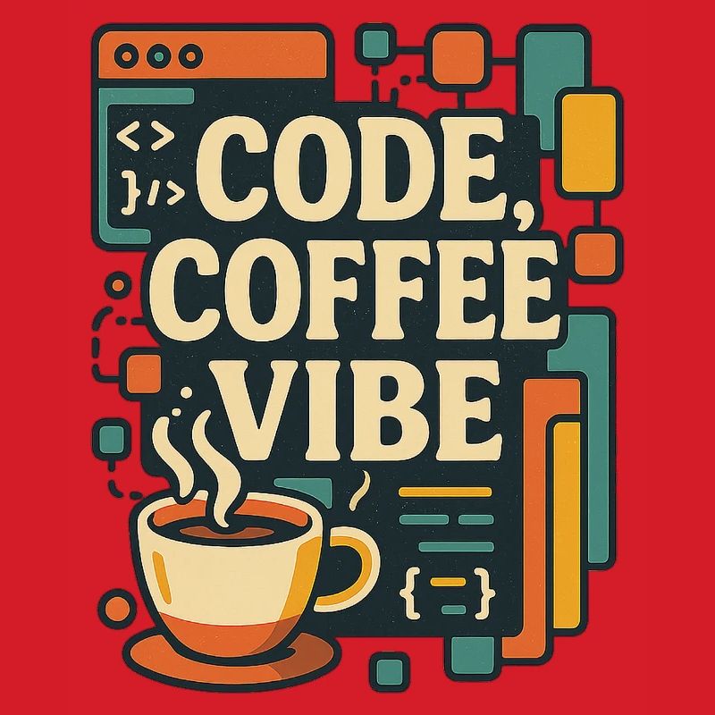 Code Coffee Vibe – Funny Programmer T-Shirt