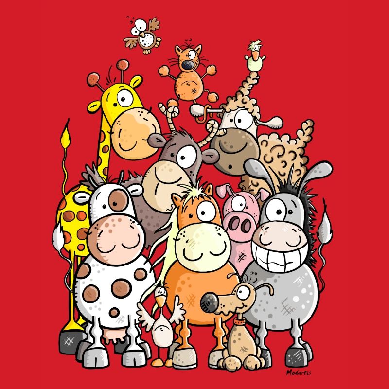 Tas géant de l'animal