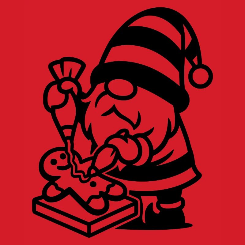 Gingerbread Baking Gnome