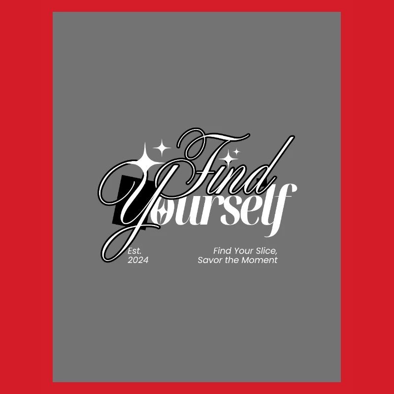 Find Yourself Monochrome Script