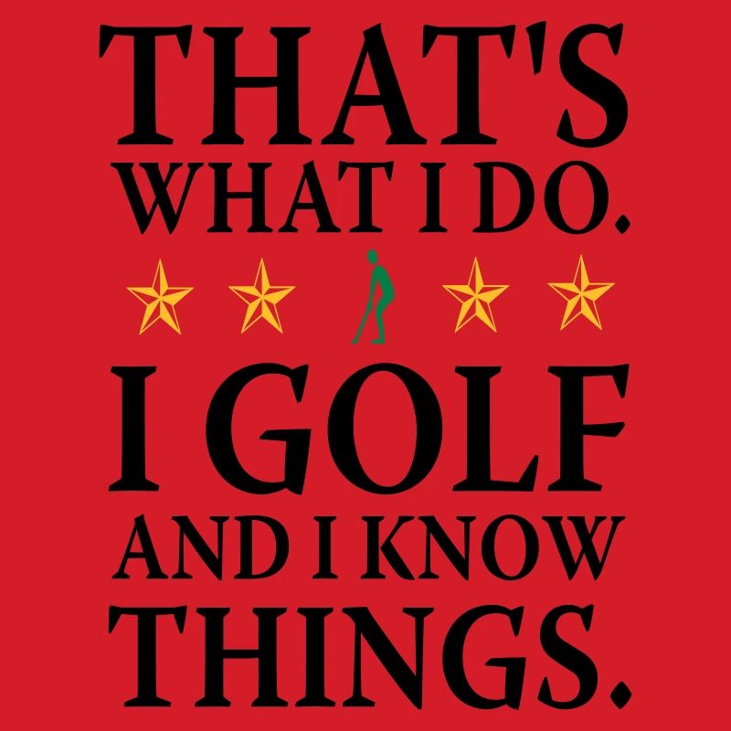 Ich spiele Golf