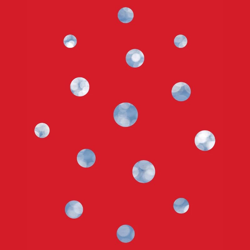 Blue Bokeh Light Points Pattern