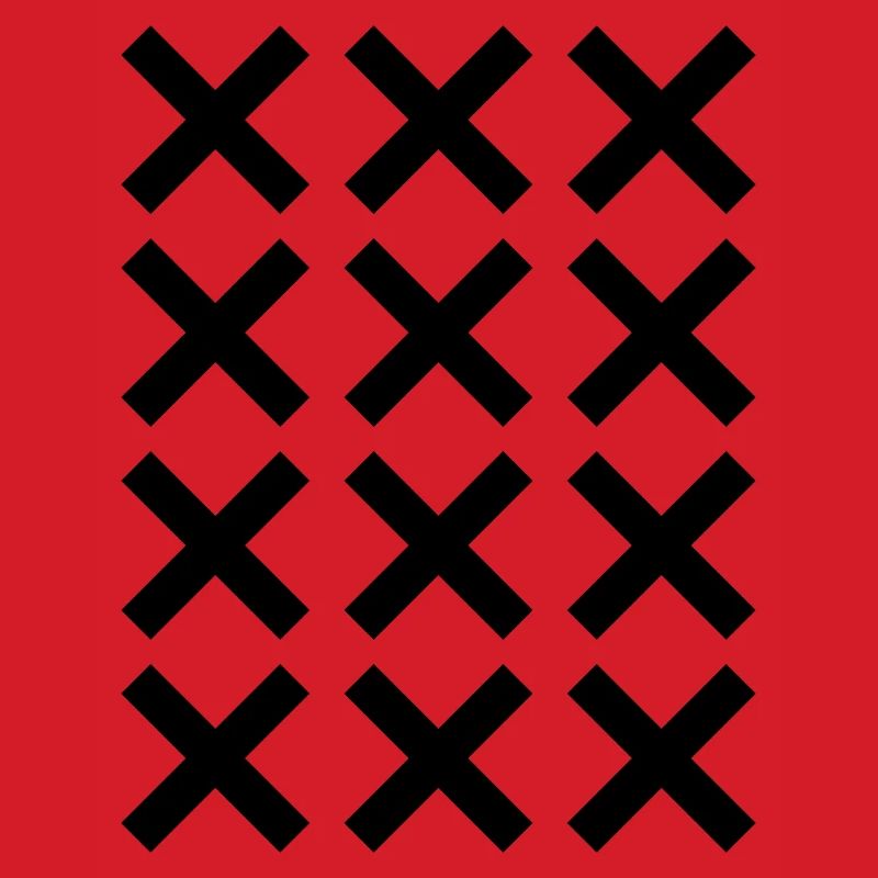 X pattern grid design