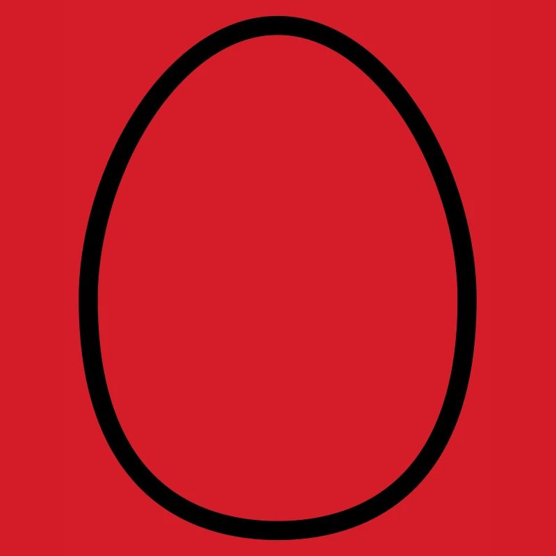 Easter Egg Contour – Minimalist Easter Design