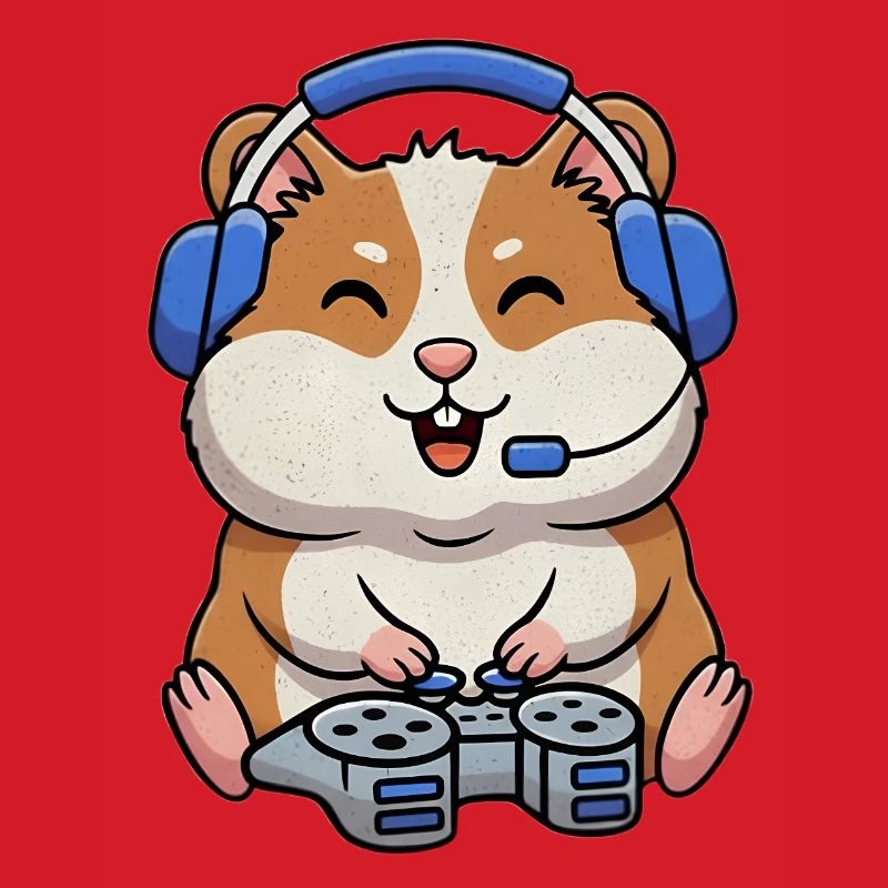Hamsters while gaming