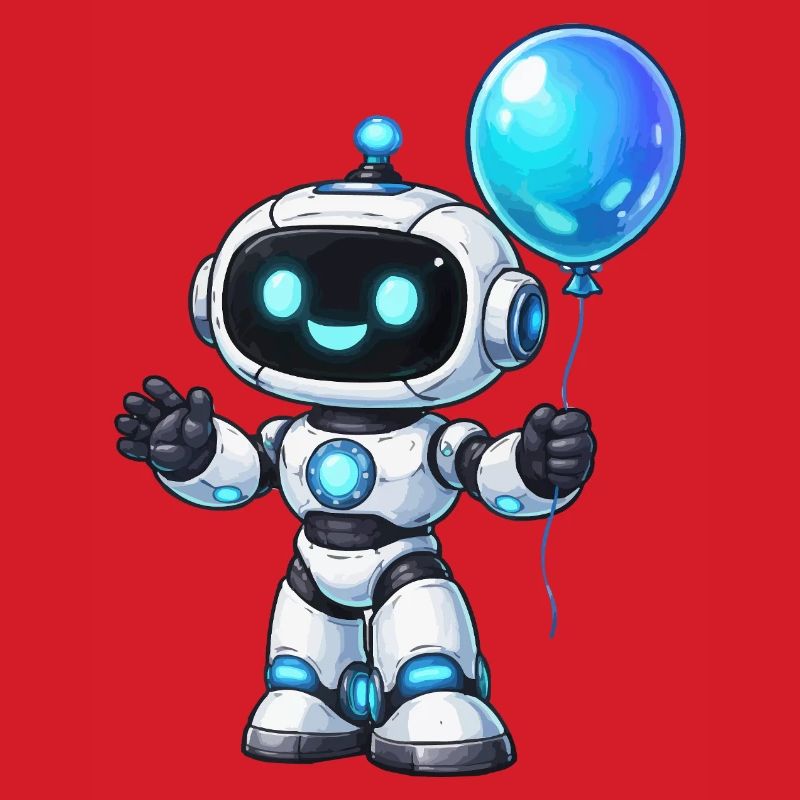 Small robot with balloon