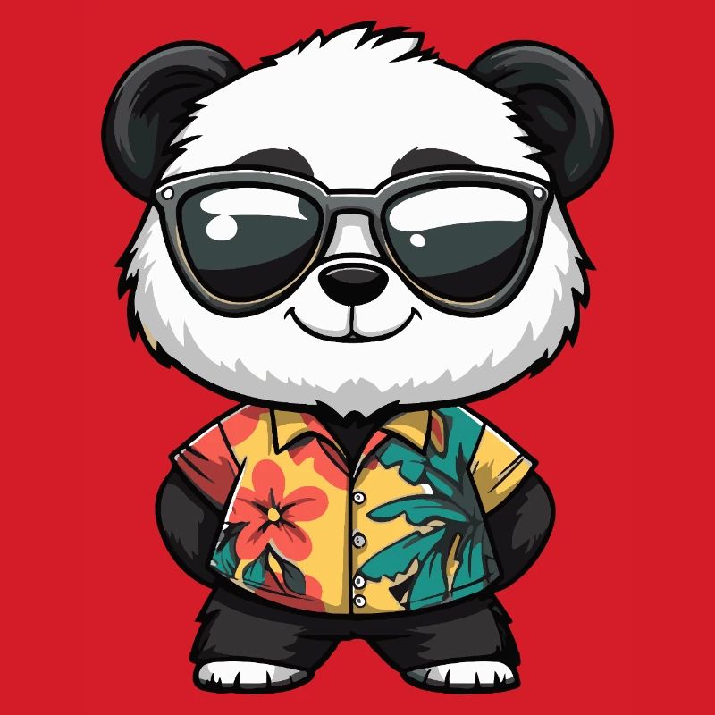 Panda Comic Urlaub