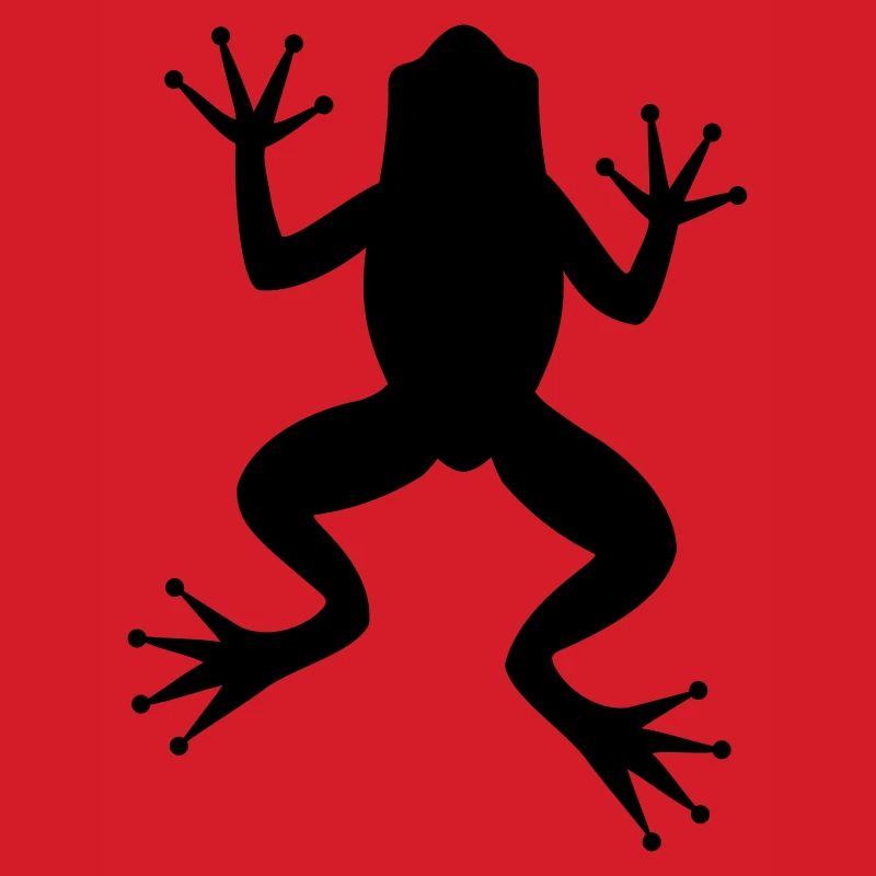 Frog toad tree frog silhouette