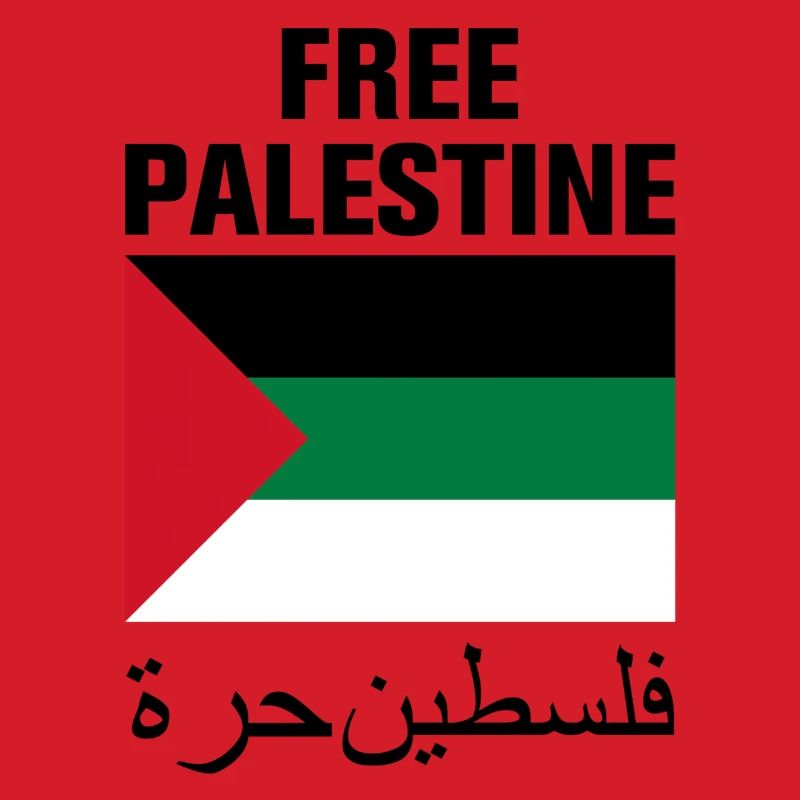 Palestine libre avec le drapeau