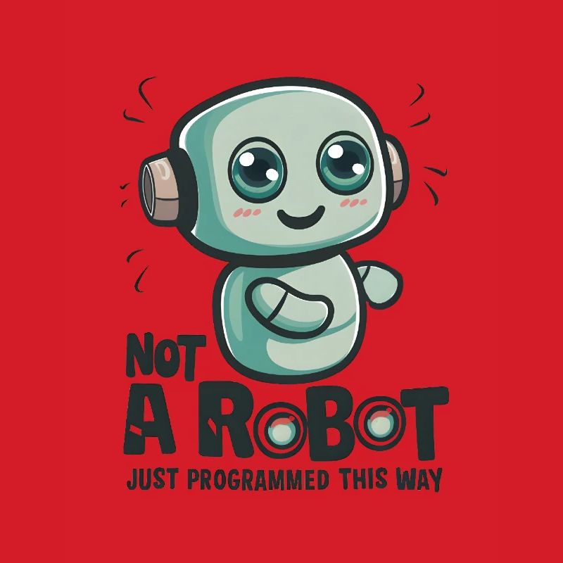 Not a Robot, Just Programmed This Way