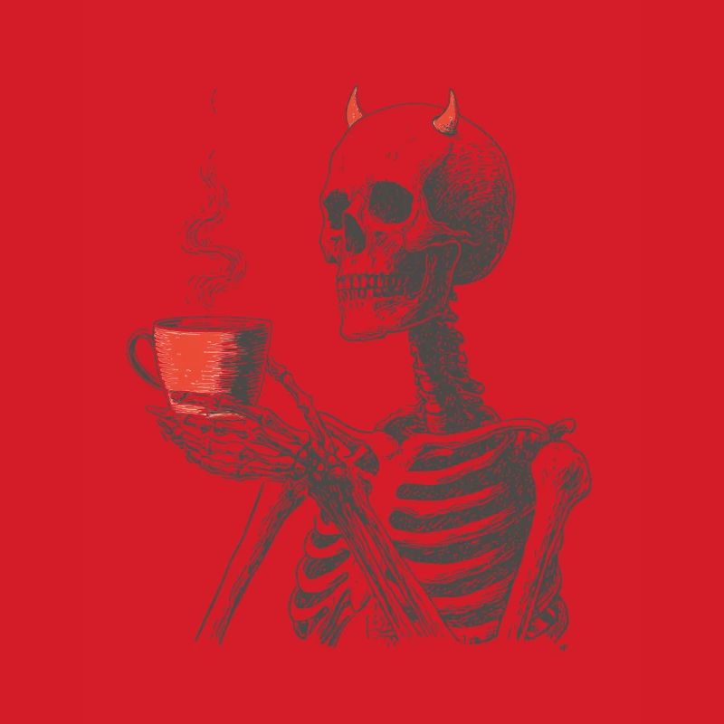 Devilish Coffee Skeleton