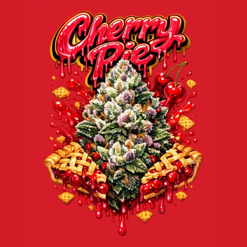 Cherry Pie Graffiti Print