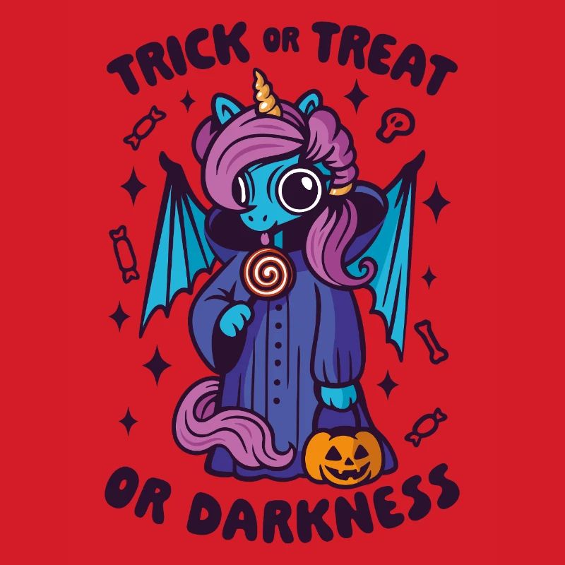 Dark Candy Unicorn - Süßes oder Saures oder Dunkelheit