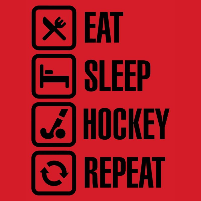 Eat Sleep Hockey Repeat