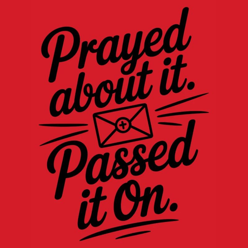 Prayed About It Passed It On Prayer