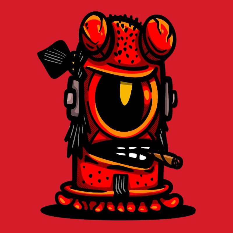 Red Devil Cigar Caricature