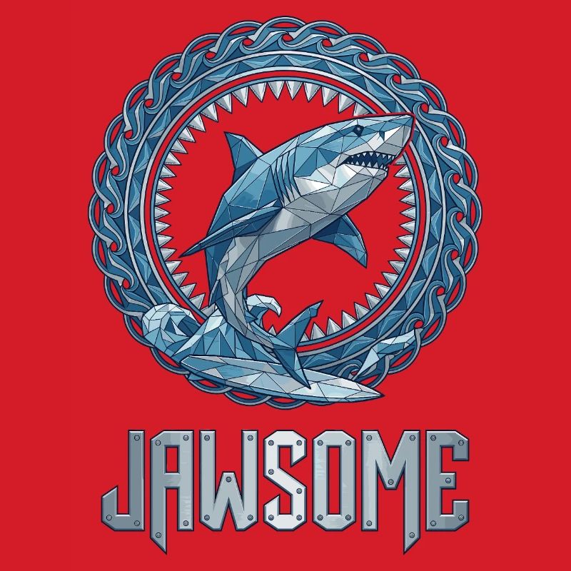 Jawsome Shark Geometric