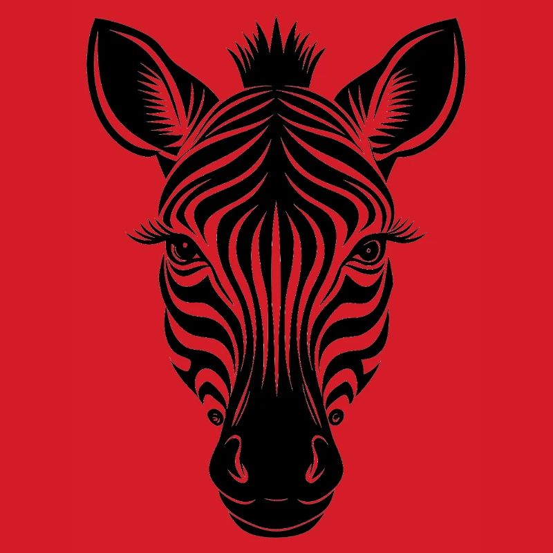 Zebra face
