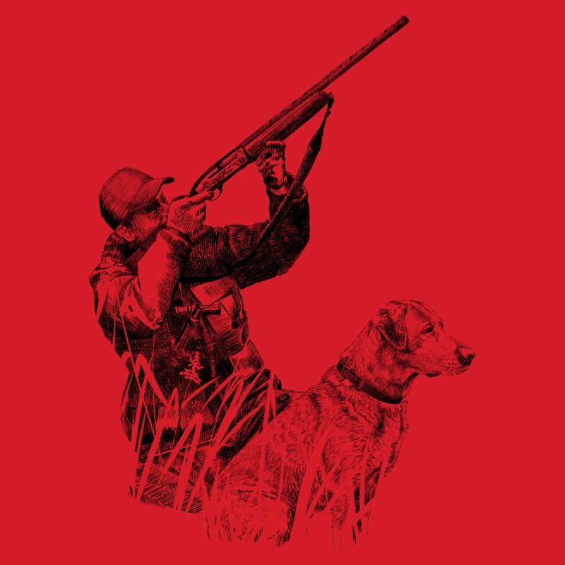 Hunter with dog
