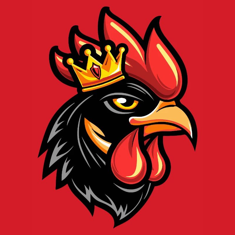 Rooster Head Crown