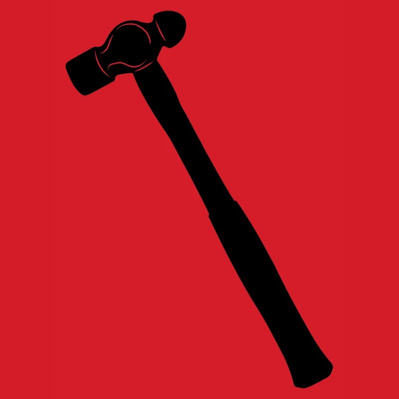 Kugelhammer oder Dellhammer Schattenbild