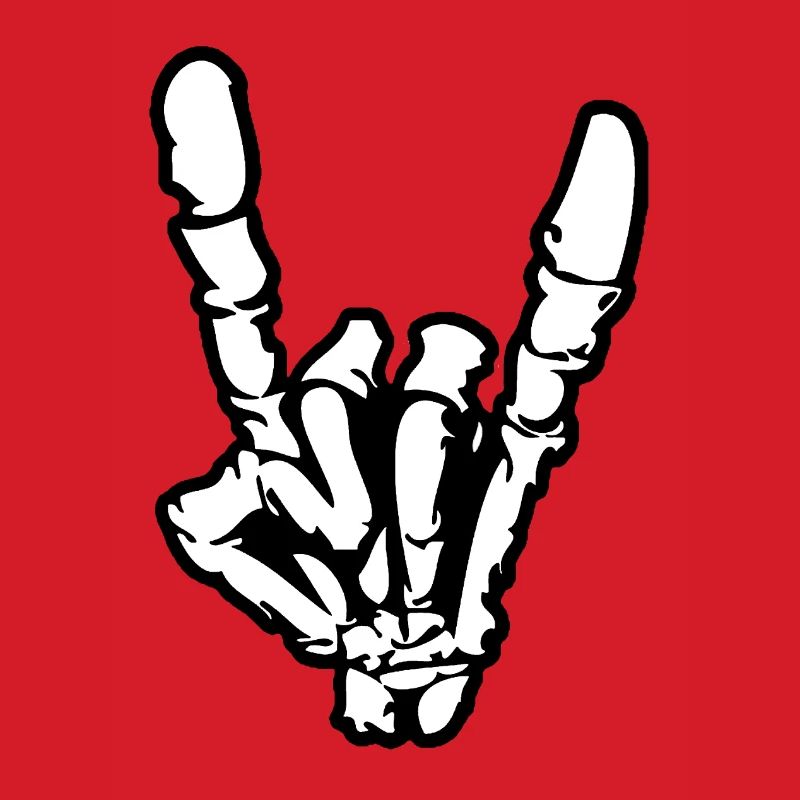 Rock'n'Roll- oder Heavy-Metal-Handzeichen *