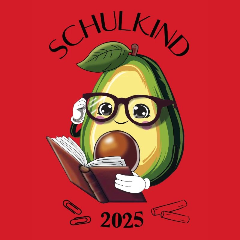 Schulkind 2025 – Avocado Einschulung