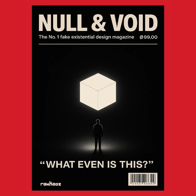 Cube d’existence zéro vide Qu’est-ce que c’est de toute façon