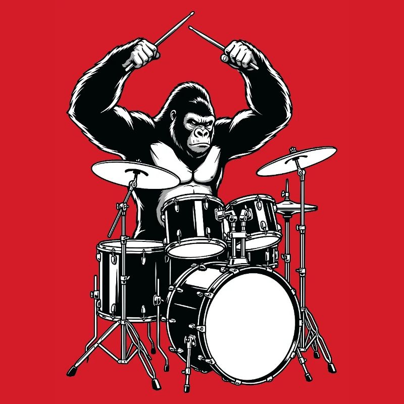 Drummer Gorilla - drums