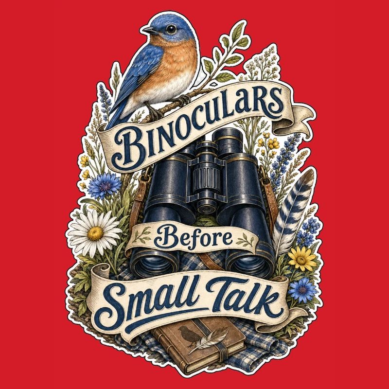 Binoculars Before Small Talk Clouds
