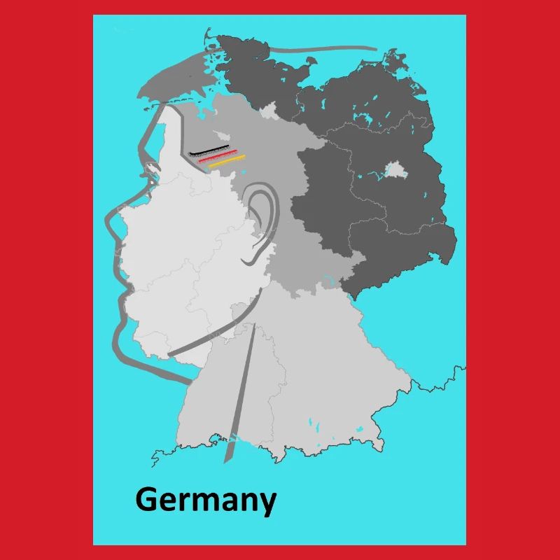 Germany Gradient Map