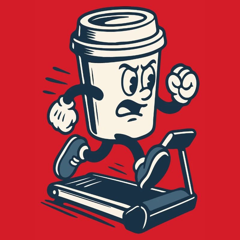 Caffeinated Sprint Coffee Cup