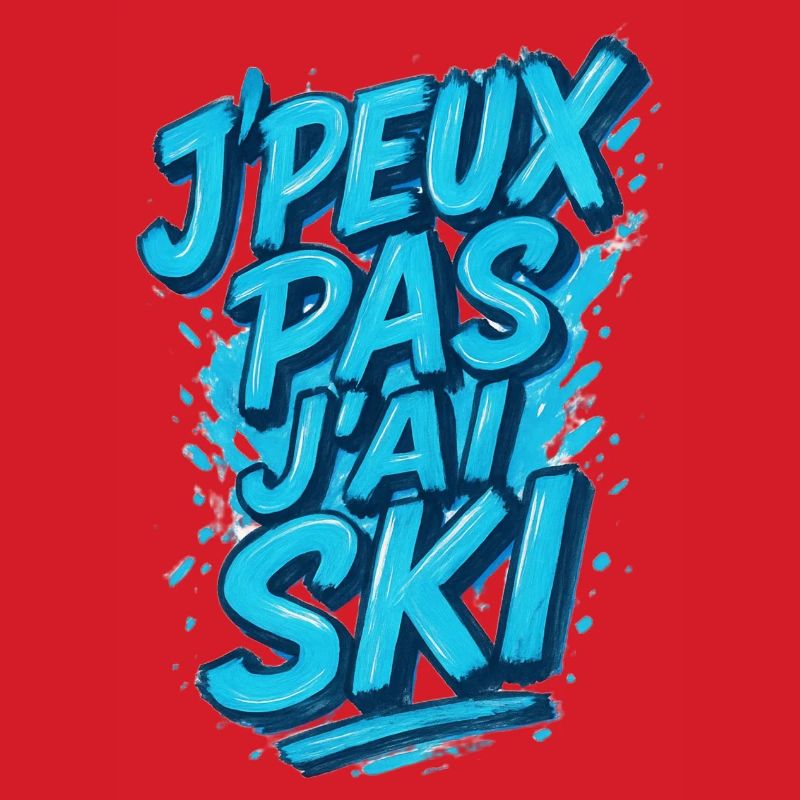 I can't I ski