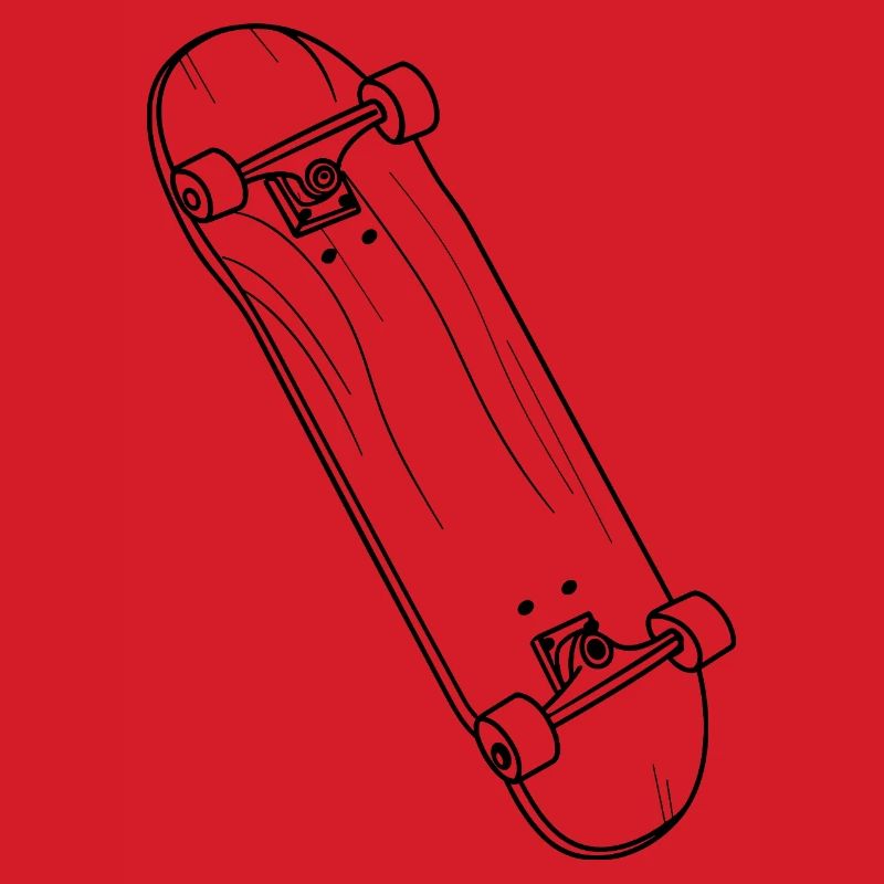 Skateboard Drawing