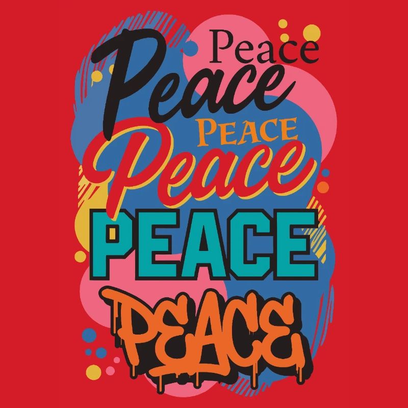 Peace as graffiti