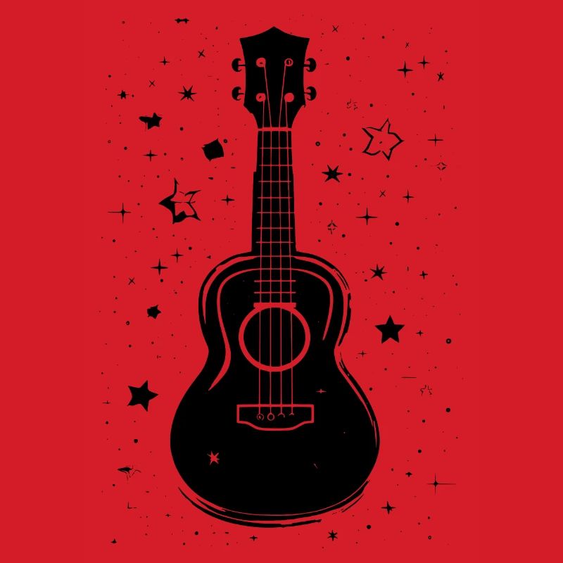 Ukulele Drawing