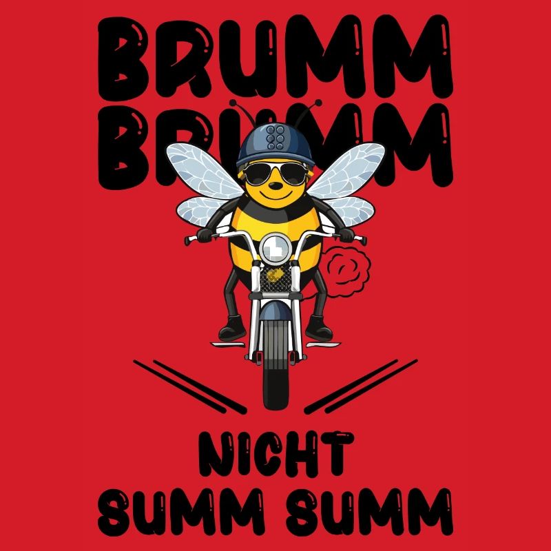 Bee Motorcycle Buzz Buzz Not Buzz Buzz Black