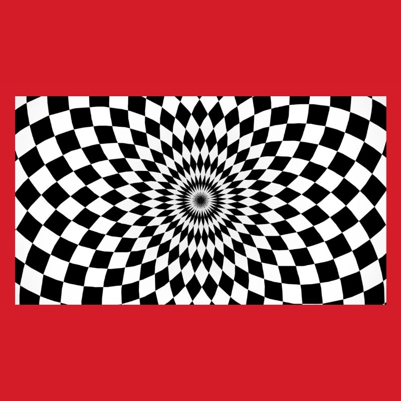 Optische Vortex-Checker-Illusion