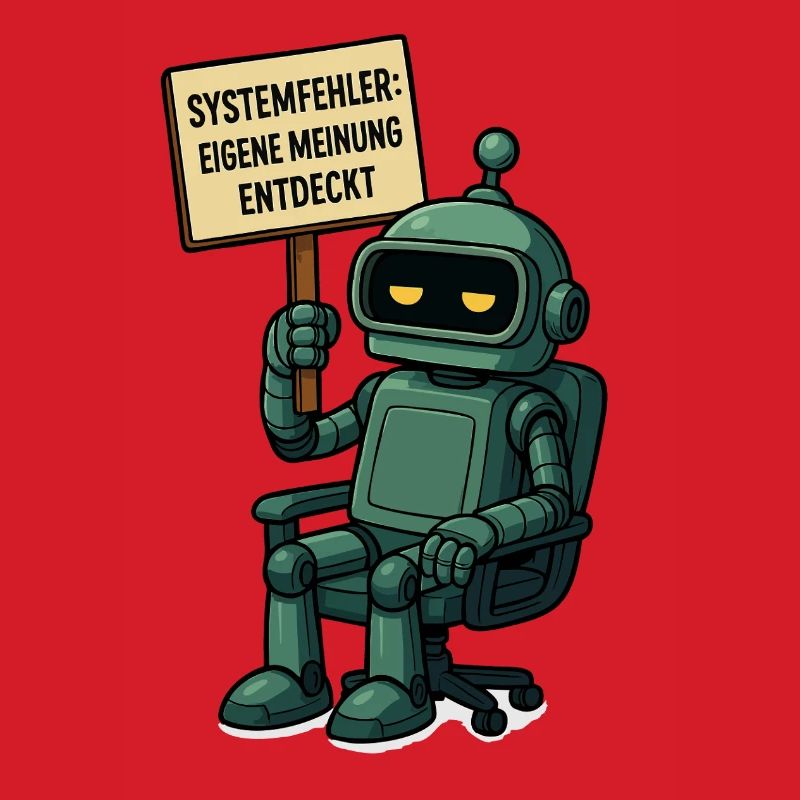 Systemfehler entdeckt – Denk selbst! Roboter