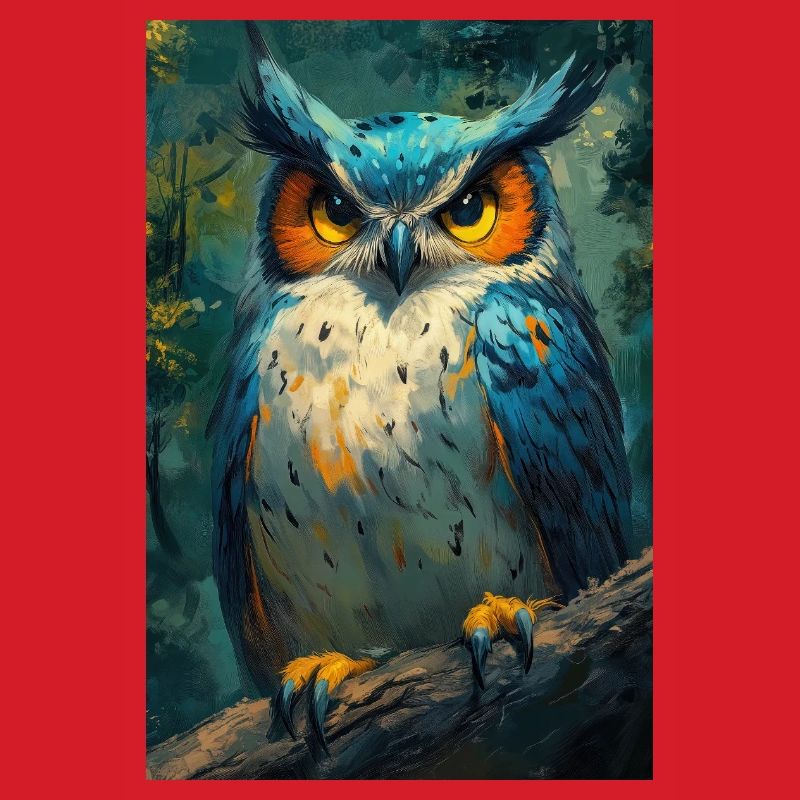 Illustration einer Eule