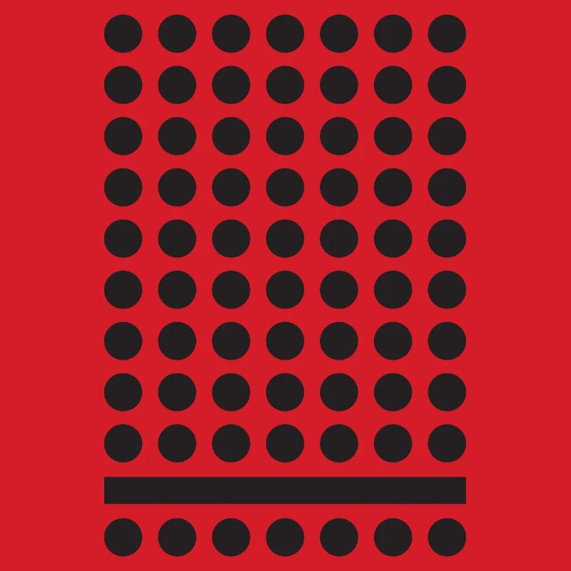 Monochrome Dot Grid Pattern