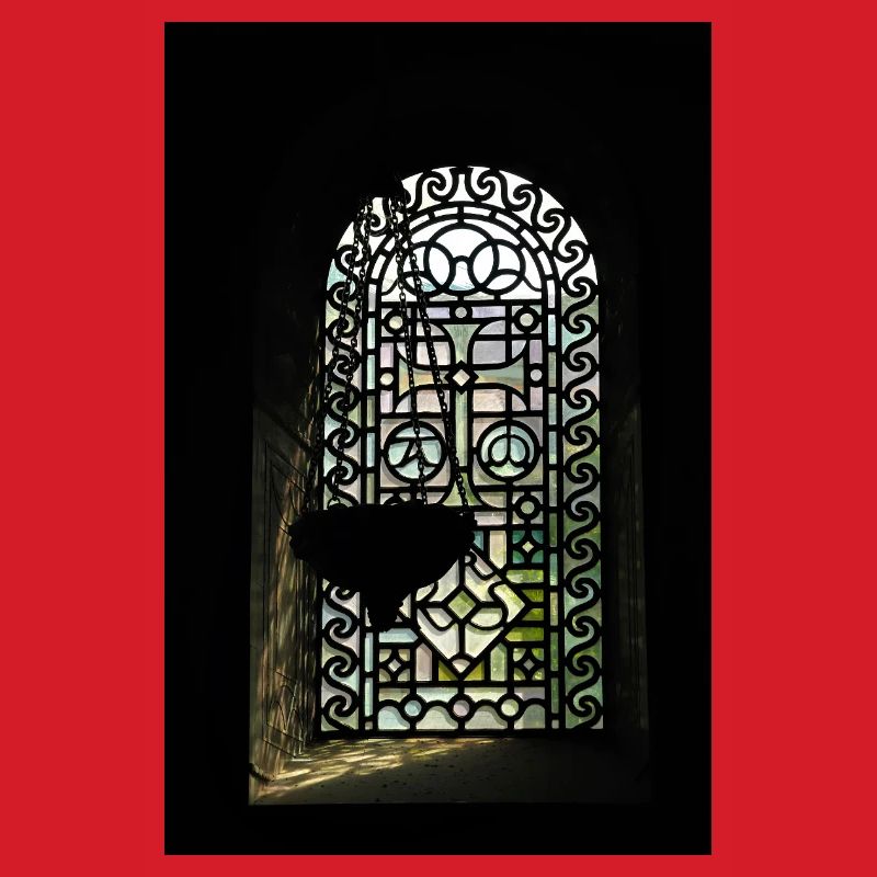 Stained Glass Window Silhouette