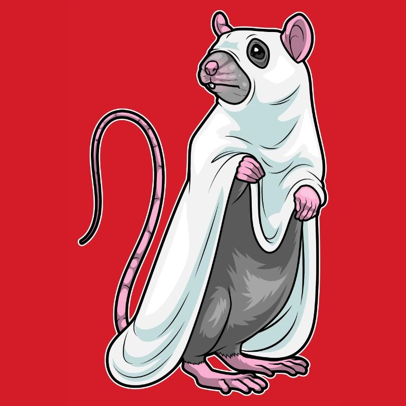 Rat Halloween Ghost