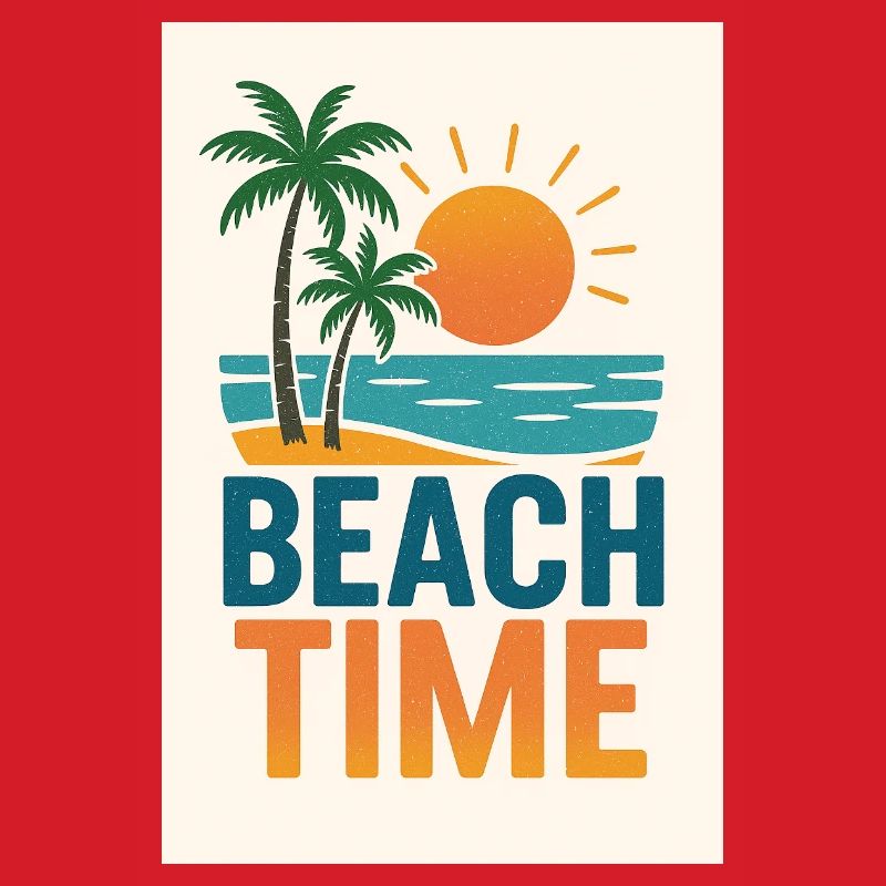 Beach Time - Palmen