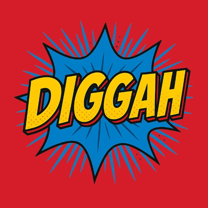 Comic-Style Dugout Schlagtext