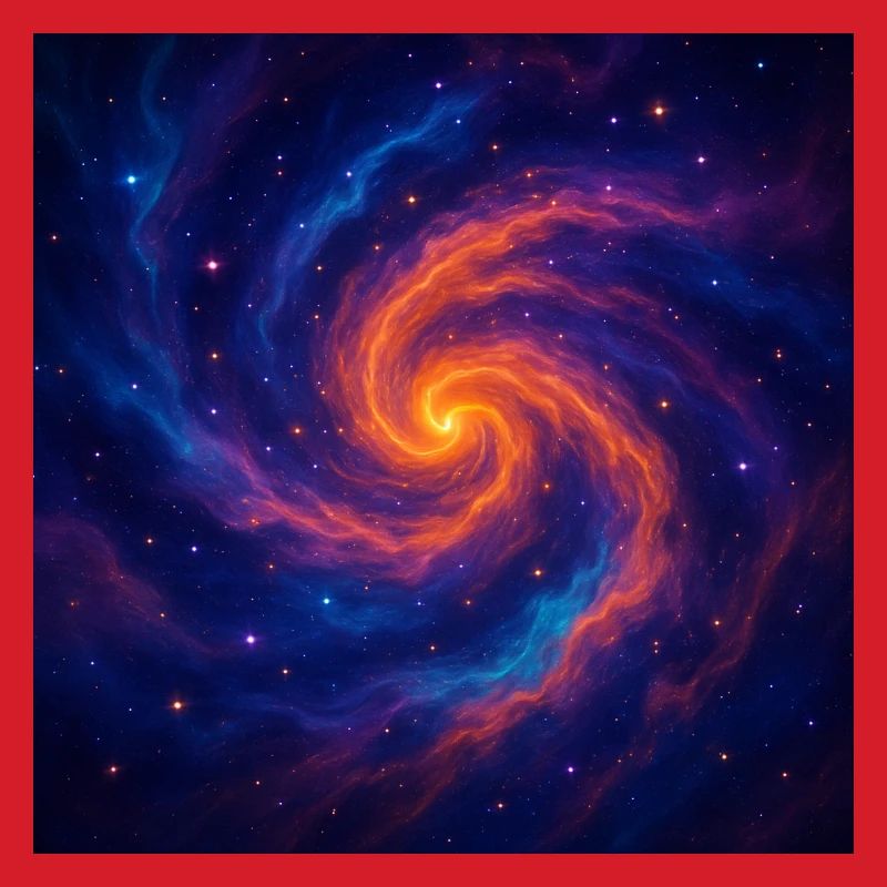 Galactic vortex in space